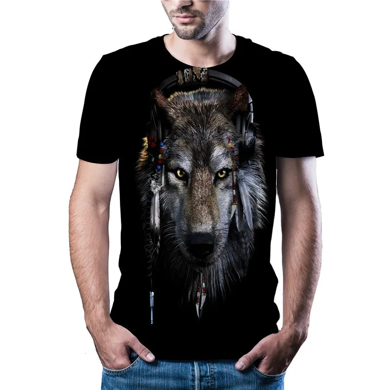 

2021 Men's 3D Orangutan Print Short Sleeve T-shirt Fashion Animal Print Summer 3DT T-shirt Men's Clothes Large Size T-shirt Men