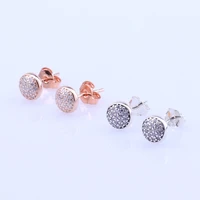 original s925 sterling silver pan earring water drop creative round temperament earrings for women wedding gift fashion jewelry