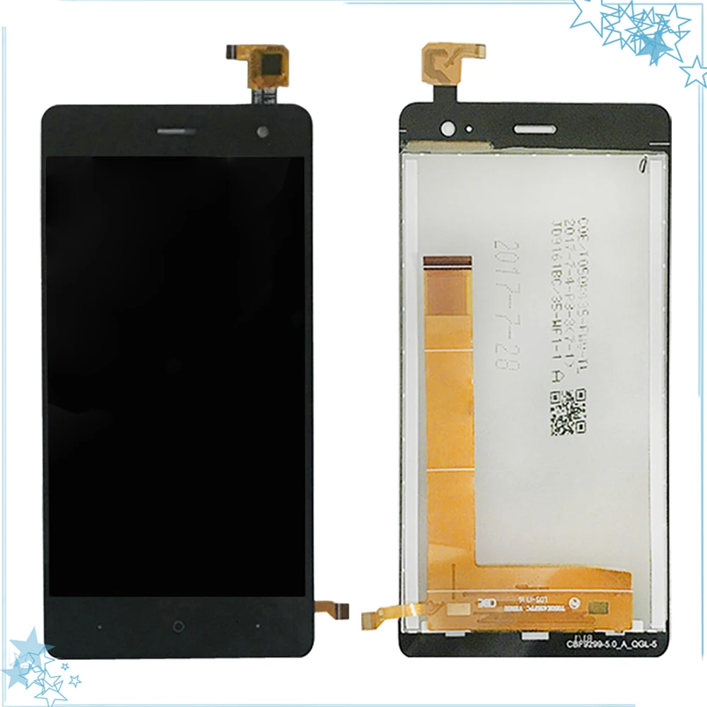 ЖК-дисплей 5,0 'для Wiko jerry 2 и сенсорный экран в сборе, полный ЖК-экран для Wiko Jerry2, экран, замена стеклянной панели