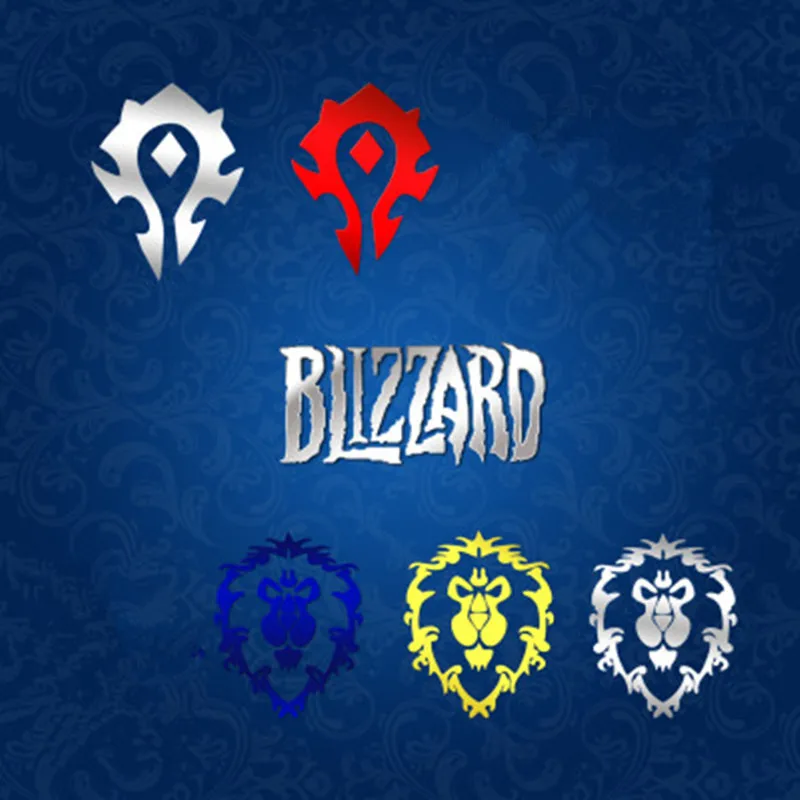1 шт. WOW World of Warcraft Лига Племенной мобильный телефон металлические наклейки