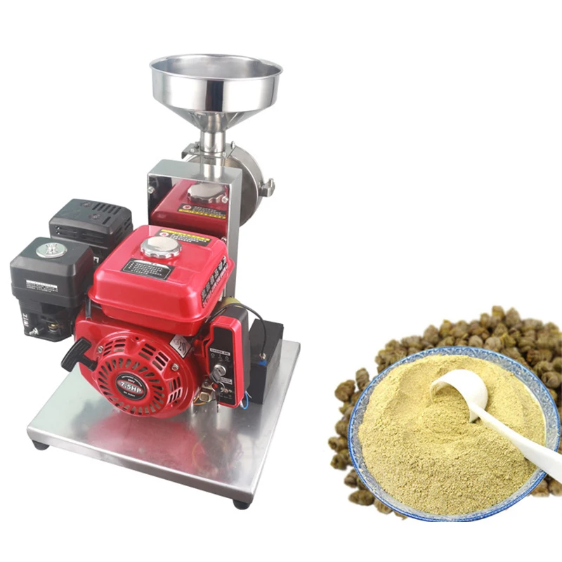 Коммерческая измельчитель бензинового двигателя из нержавеющей стали 20-50 кг/ч