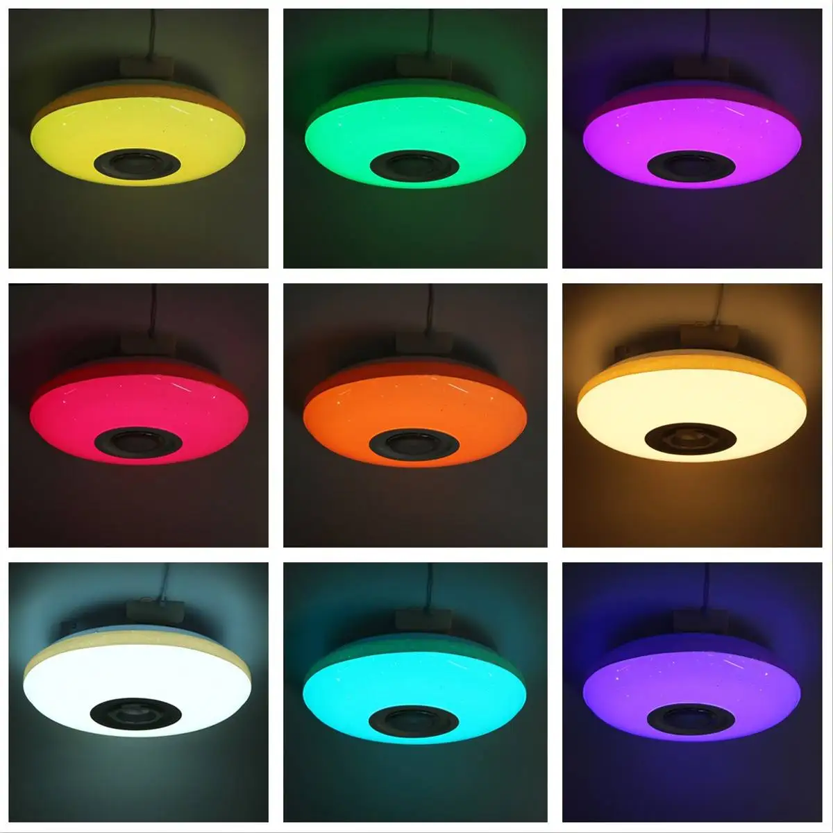 

300W Modern Led Ceiling Lights Home Lighting Ceiling Lights for Living Room Bedroom Rgb Smart light APP bluetooth Music Light