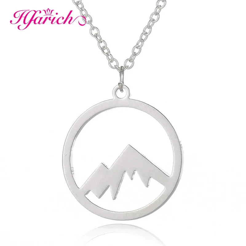 Silver Necklace Hfarich, ожерелья с подвесками из нержавеющей стали с лезвиями, мужские ювелирные изделия, стальные мужские ожерелья в форме бритвы и подвески, колье для женщин - Окраска металла: Silver Necklace