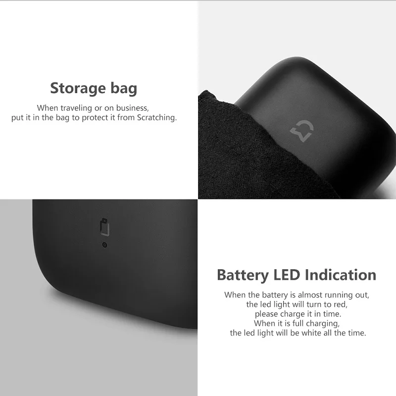 Xiaomi Mijia, мужская электробритва, портативная, 2 лезвия, электронный триммер для бороды, USB Перезаряжаемый, умный станок для бритья бороды