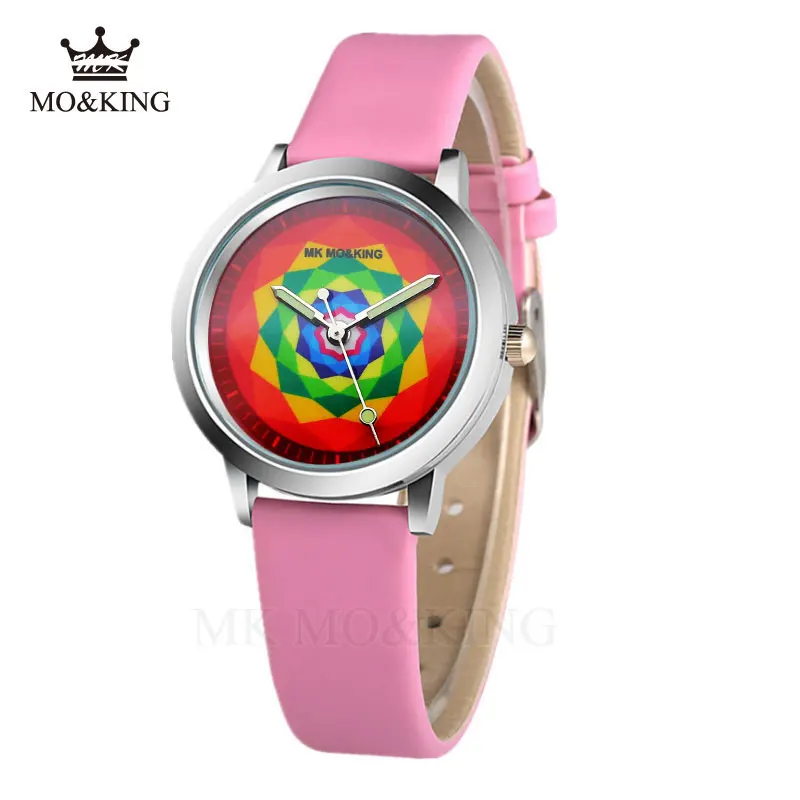 2020 кварцевые детские часы с калейдоскопом из мультфильма для мальчиков и девочек