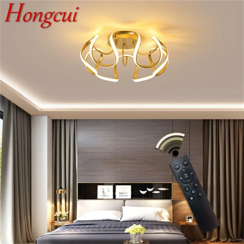

Hongcui светодиодные потолочные светильники с дистанционным управлением 3 цвета яркость регулируемая и диммируемая дома для гостиной спальни