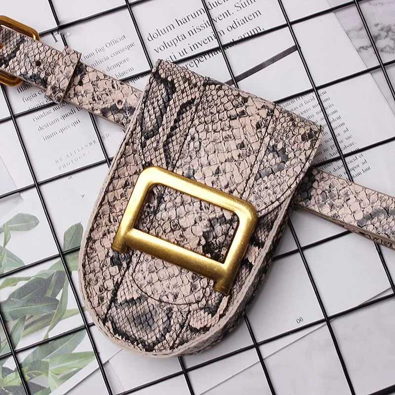 Поясная Сумка для женщин из искусственной кожи модная забавная