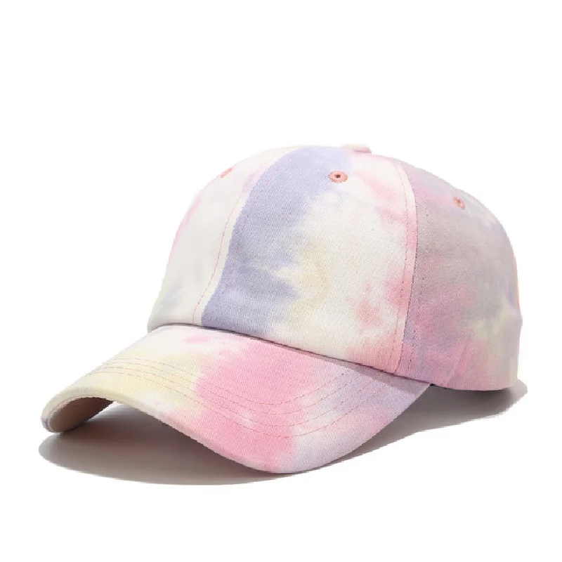 Бейсболка женская хлопковая с принтом Tiedye уличная одежда в стиле хип-хоп