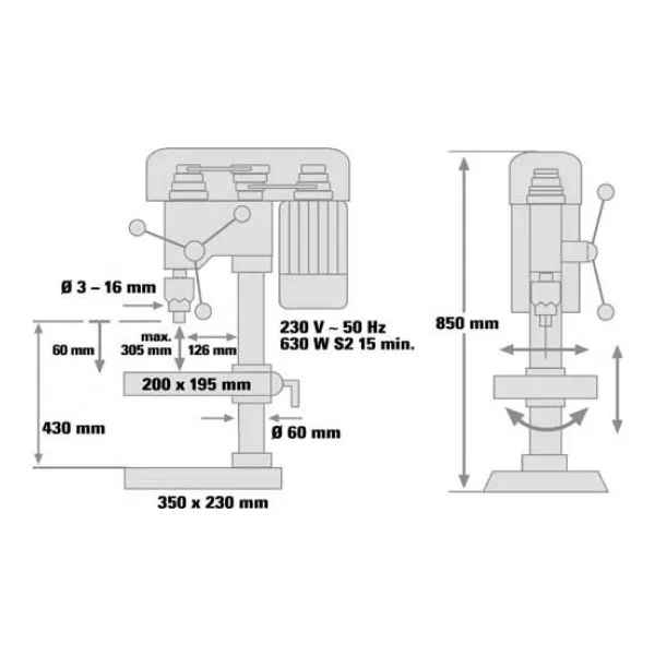 Станок сверлильный Einhell BT BD 701 477469|Сверлильный станок| |