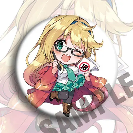 

4pcs/1lot Anime Suzuka Nagami Mai Himuro Sakura Minazuki Figure 4970 Badges Round Brooch Pin Gifts Kids Toy