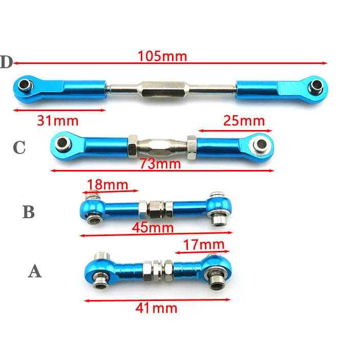 1 комплект из нержавеющей стали и алюминиевого сплава 3 мм отверстие Шариковая