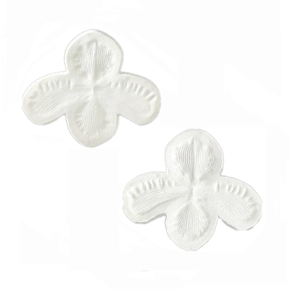 Paph callosum лепесток подлинные цветы украшение для тортов шоколадная мастика глина