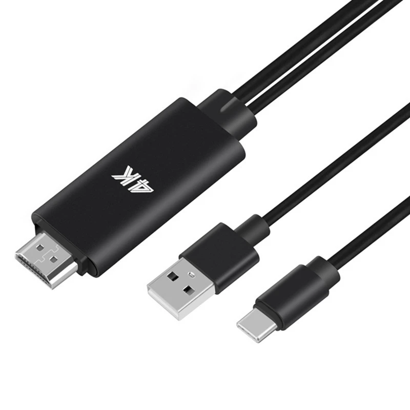 USB 3 1 type C телефон к HDMI ТВ/HD ТВ Видео кабель для Samsung Galaxy S8 S9 Plus| |