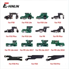Соединительная плата для зарядного порта гибкий кабель с микрофоном для HuaWei P30 P20 Pro P10 P9 Plus Mini P8 Lite 2017