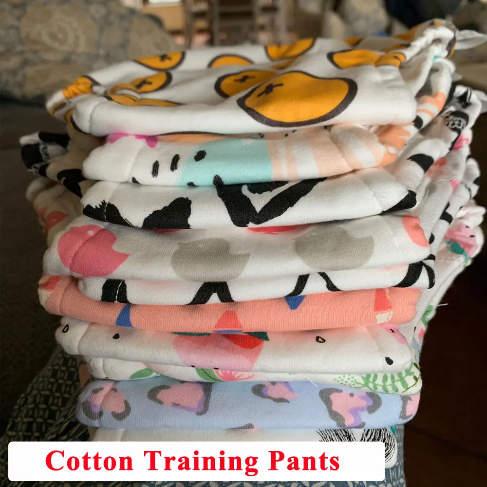 Wholesale Cotton Potty Training Pants For Babies 4 Layers Potty Training Underwear70pcs/lot EMS Free shipping