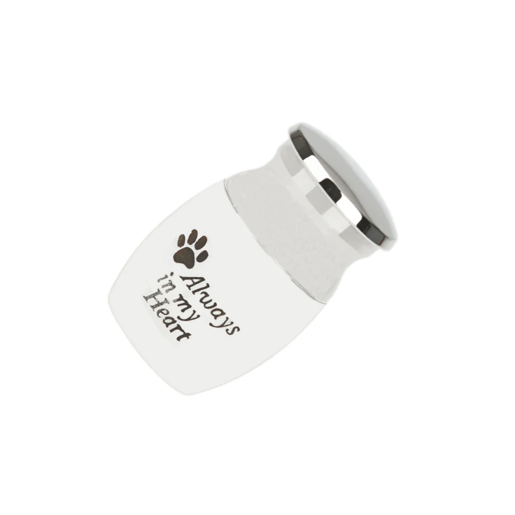 Pet Urn Keepsake Dog Cat Memorial Ashes Jar with Always in My Heart | Украшения и аксессуары