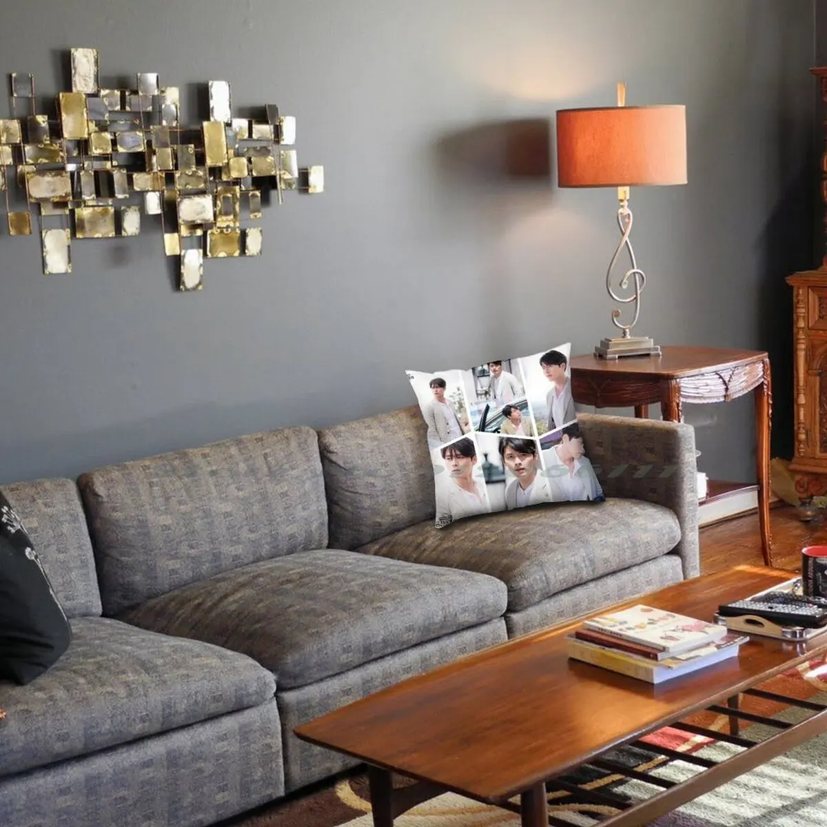 Hyun Bin красивый коллаж наволочка для подушки из хлопка и льна Kdrama Корейская Драма