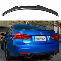 carbon fiber rear trunk spoiler for bmw f30 3 series 2012 2018 f80 m4 great fitment uv cut high gloss finished