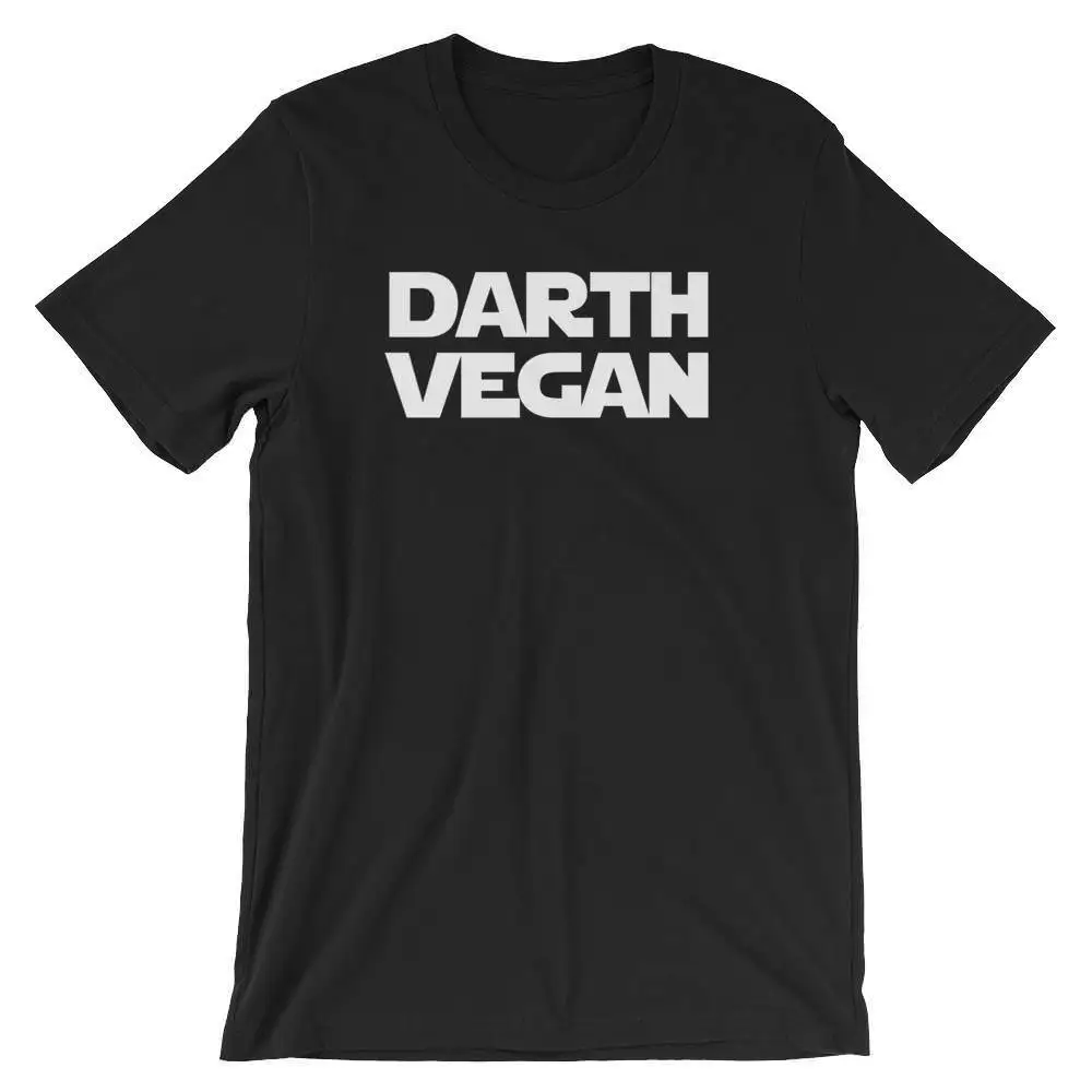 Darth Vegan мужская летняя модная футболка с буквенным принтом 2019 повседневная