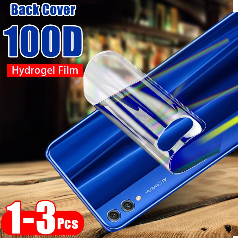 1 3 шт 100D полное заднее покрытие мягкая Гидрогелевая пленка для huawei Honor 8X 9X 20 Pro 9 10