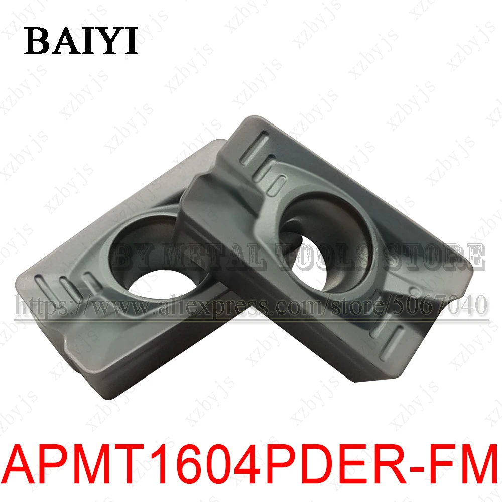 10pcs APMT1604PDER-FM ZM1125 APMT1604PDER FM Carbide Inserts milling Inserts APMT1604 for steel stainless steel cast iron