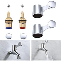 2pcs faucet accessories repair parts stainless steel faucet copper valve core faucet handle replacement bathroom accessories