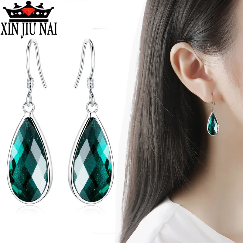 Оптовая продажа Модные женские вечерние серьги OL для свадьбы 12 цветов