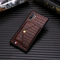 free shipping for samsung galaxy note 10 pro crocodile case with card storage case for samsung galaxy note 10 pro
