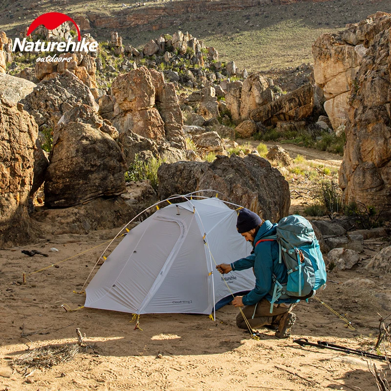 Палатка Naturehike Cloud Up 2 15D туристическая Ультралегкая на человек 1 5 кг | Спорт и