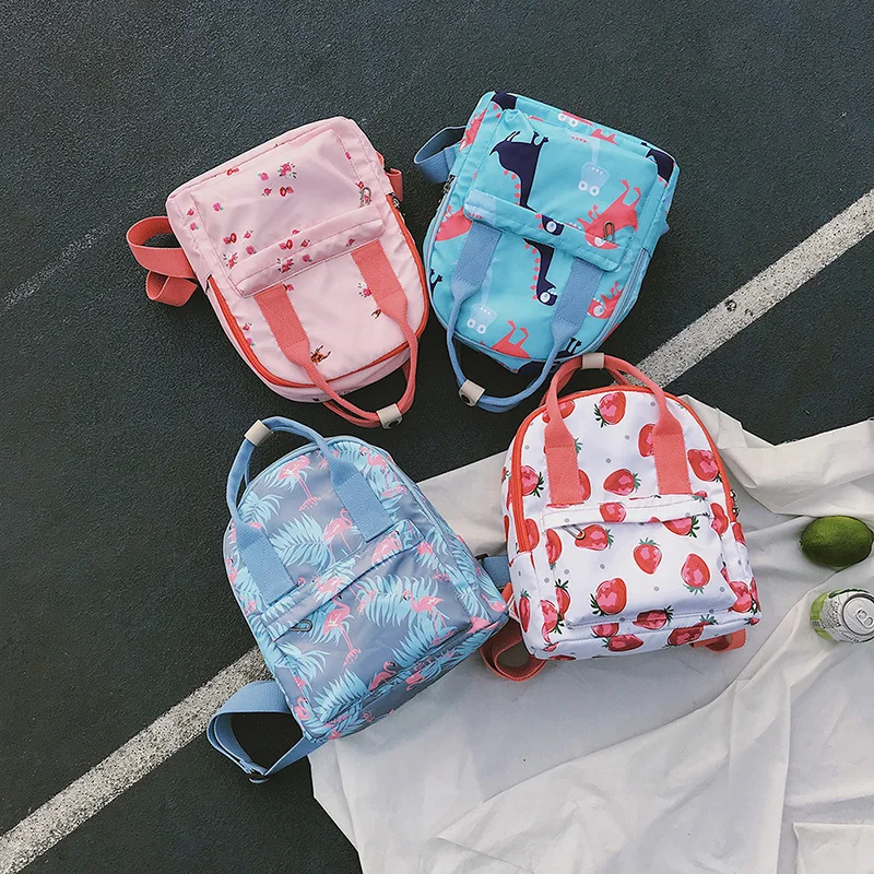 

Campus Girl Heart Flamingo Strawberry Wild Small Backpack Korean Junior High School Student Backpack Good Friend Same Bag