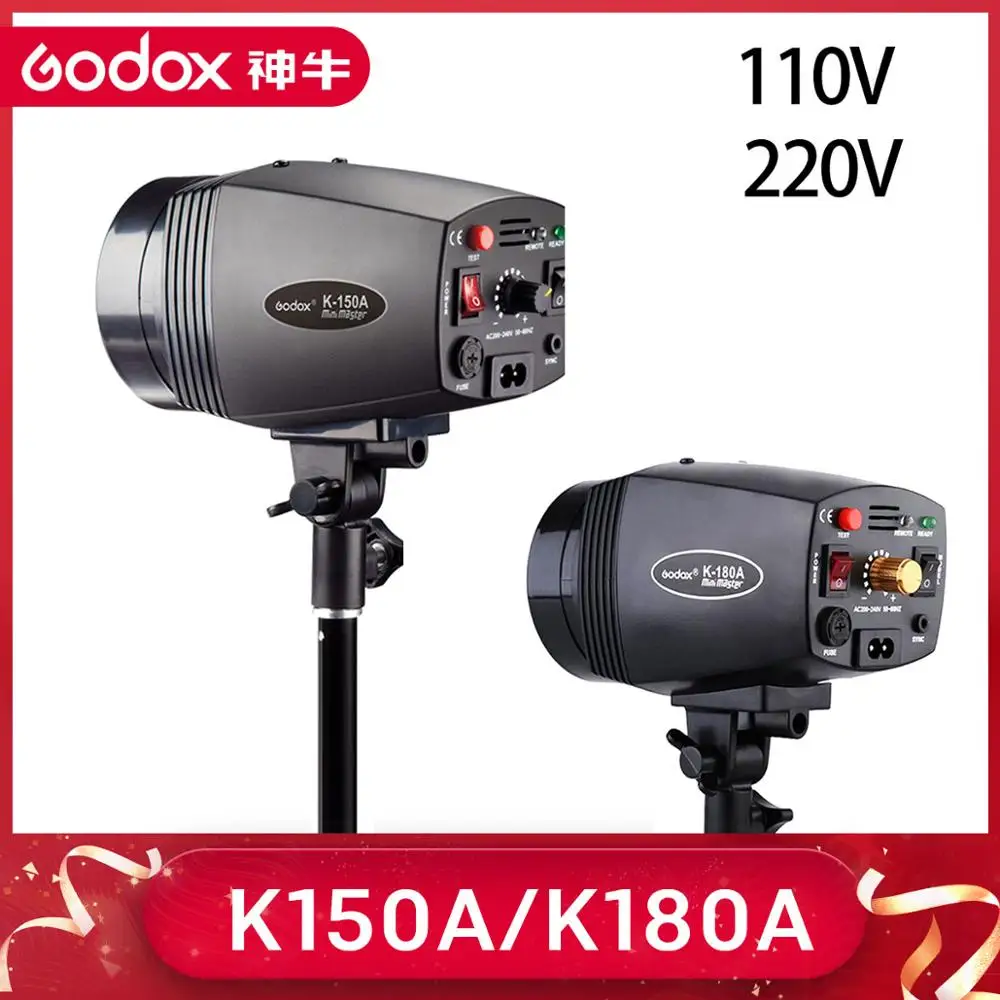 GODOX K-150A K150A K180A K-180A 180WS 150Ws Портативный Мини Мастер Студия Вспышка освещение