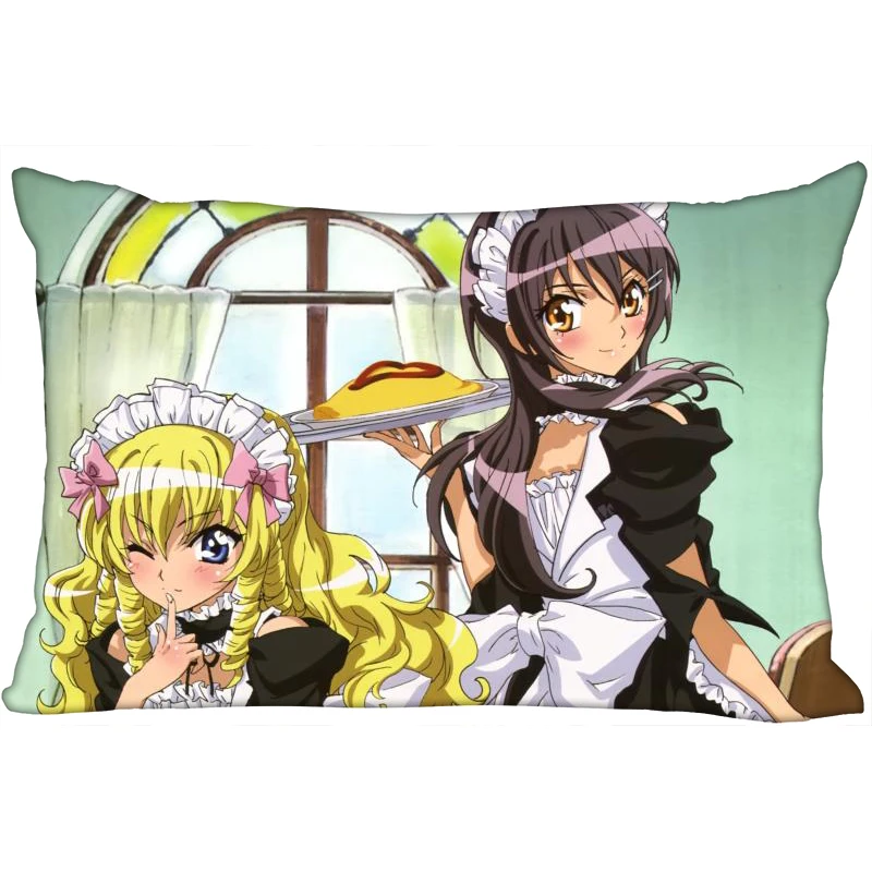 Декоративная прямоугольная наволочка Wa Maid-Sama с аниме 45x35 см (одна сторона) | Дом и