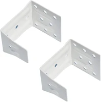 center support bracket 2 pack white color for 2 high profile blinds headrail holder
