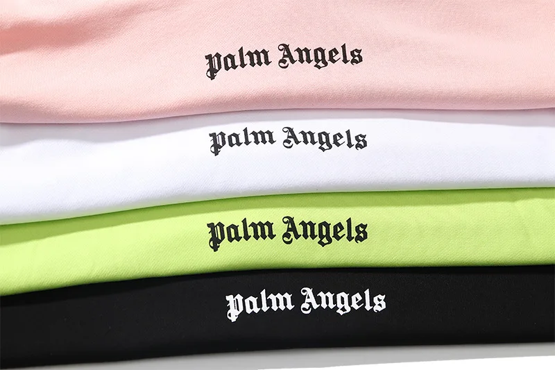 

Palm Angels casual street hip-hop graffiti letter printing men women same wild couple fashion hooded Sweatshirts wholesale