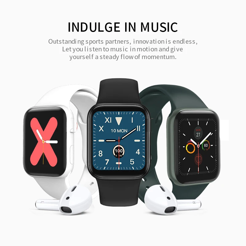 W58 Bluetooth Смарт-часы 1,3 'ips полный сенсорный экран для сердечного ритма телефон Smartwatch будильник совместим с ios iPhone