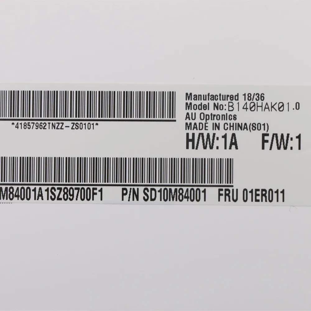 nv140fhm t00 r140nwf5 r1 r6 b140hak01 0 touch lcd screen for lenovo thinkpad t470p t470s t470 t480 t480s a485 free global shipping