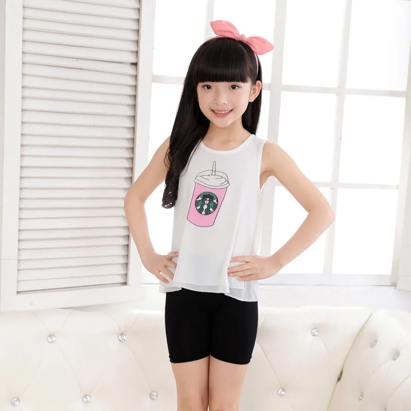 Детские летние эластичные штаны до щиколотки|Леггинсы| |