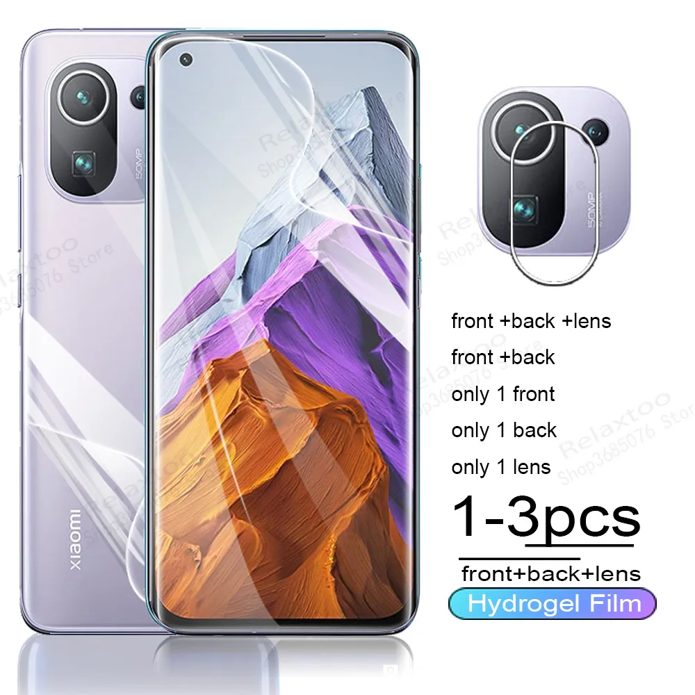 

Защитная пленка для экрана mi 11 Pro, мягкая Гидрогелевая пленка для xiaomi mi 11 Pro, xiomi 11pro, mi11 pro, mi11, mi11pro, 6,81 дюйма, стеклянная пленка для камеры