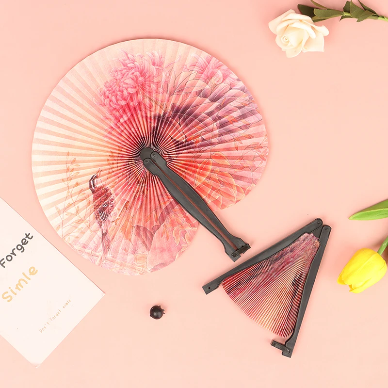 5 Chinese Paper Folding Hand Fans Oriental Fancy Decorative Party Decoration Gifts | Дом и сад