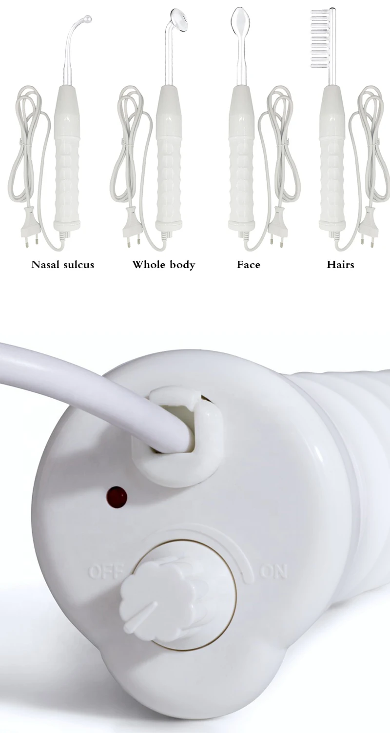 4 в 1 высокая частота Портативный электрод ультразвуковое устройство для массажа