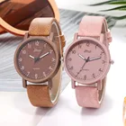 Часы Jhui женские с замшевым ремешком, повседневные Кварцевые аналоговые наручные часы с кожаным ремешком, модные часы карамельных цветов, подарок для женщин и девушек, 2021