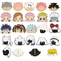 hot japanese anime jujutsu kaisen character avatar collection badge game sky children of light metal brooch backpack jewelry