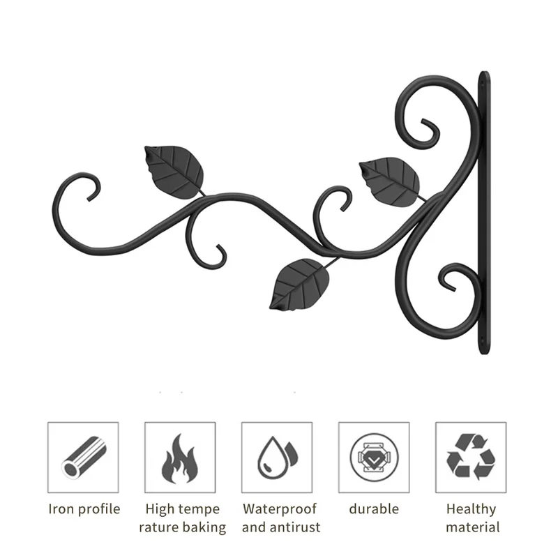 Настенный держатель для цветочных горшков в европейском стиле винтажная