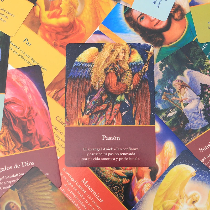 Spanish Tarot Card Archangel Cards Deck Game Party Table Board Fortune-telling Oracle | Спорт и развлечения