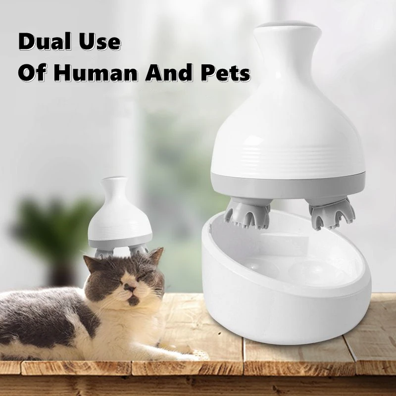 

Беспроводной массажер для кожи головы DSMY, водонепроницаемый, антистрессовый, для заботы о здоровье, для плеч, шеи, для глубокого массажа, для предотвращения выпадения волос