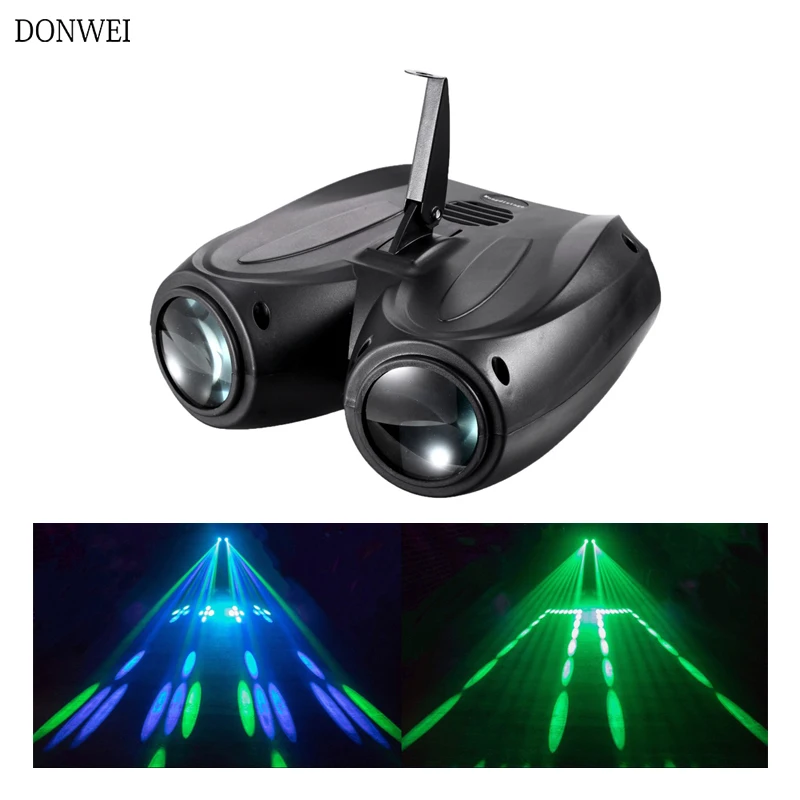 Сценическое освещение с автоматической/звуковой активацией двухголовочный