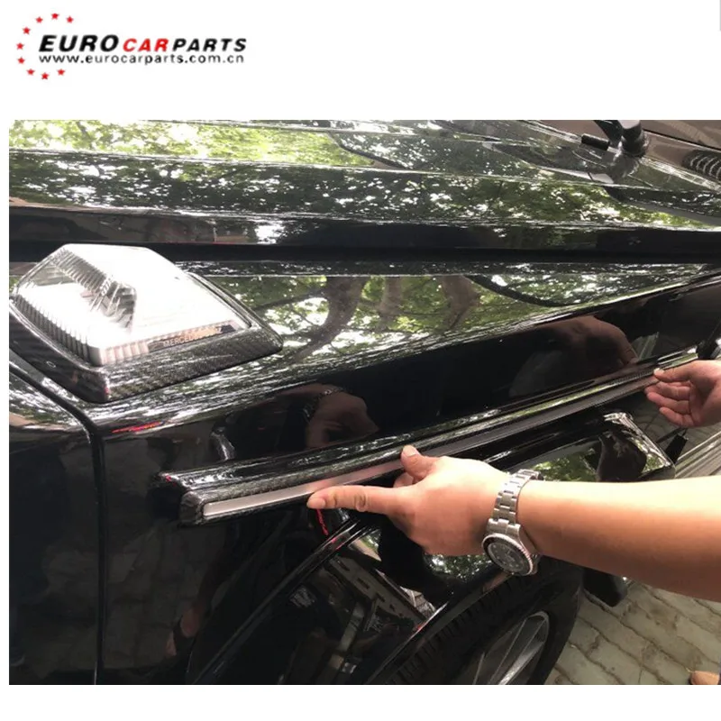 G class w464 G500 g63 g65 карбоновое волокно боковое формование отделка комплект крышка подходит для W464 боковое формование отделка комплект крышка