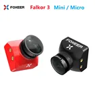 Foxeer фалкор 3 HD Камера Mini  Micro 1200TVL 1,7 мм объектив 4:316:9 PALNTSC переключаемая мини fpv-камера G-WDR DC5-40V для FPV RC Дрон для гонок