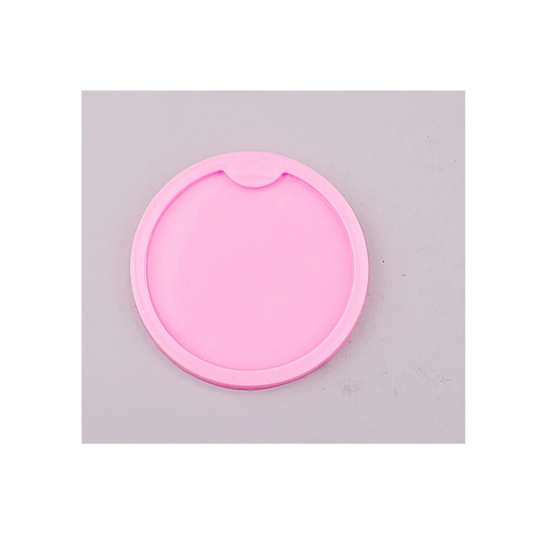 

3 Pcs DIY Crafts Round Coaster Epoxy Resin Mold Cup Mat Casting Silicone Mould