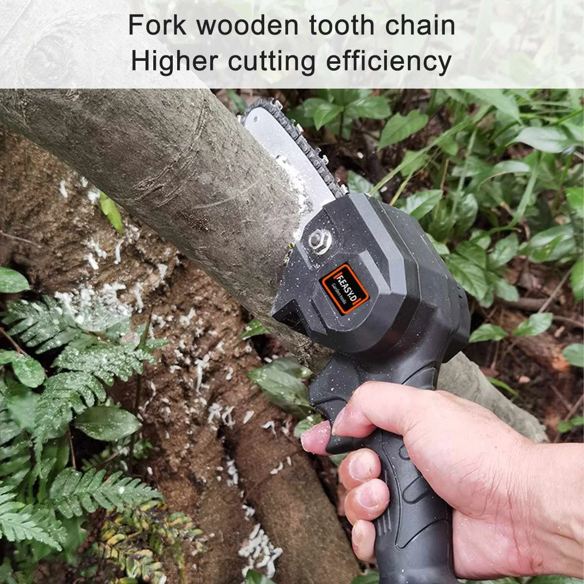 

24V Portable Electric Saw Pruning Saw Woodworking Electric Chain Saw Garden Mini Handheld Electric Chain Saw Lithium Battery